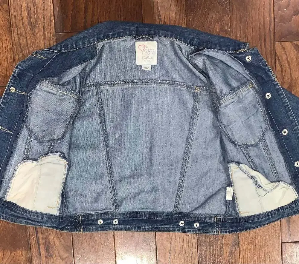The Children's Place Girls‎ Distressed Denim Jean Jacket